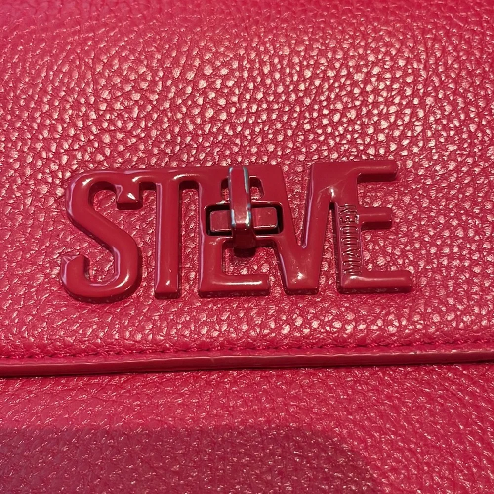 Berry Red Steve Madden Crossbody Purse - Picture 9 of 9